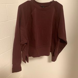 Nike Maroon Cropped Sweater